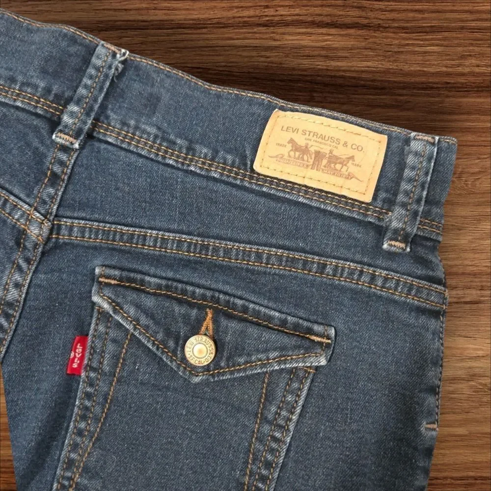LEVI'S 515 Stretch Denim Long Shorts